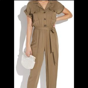 Olive jumpsuit BRAND NEW